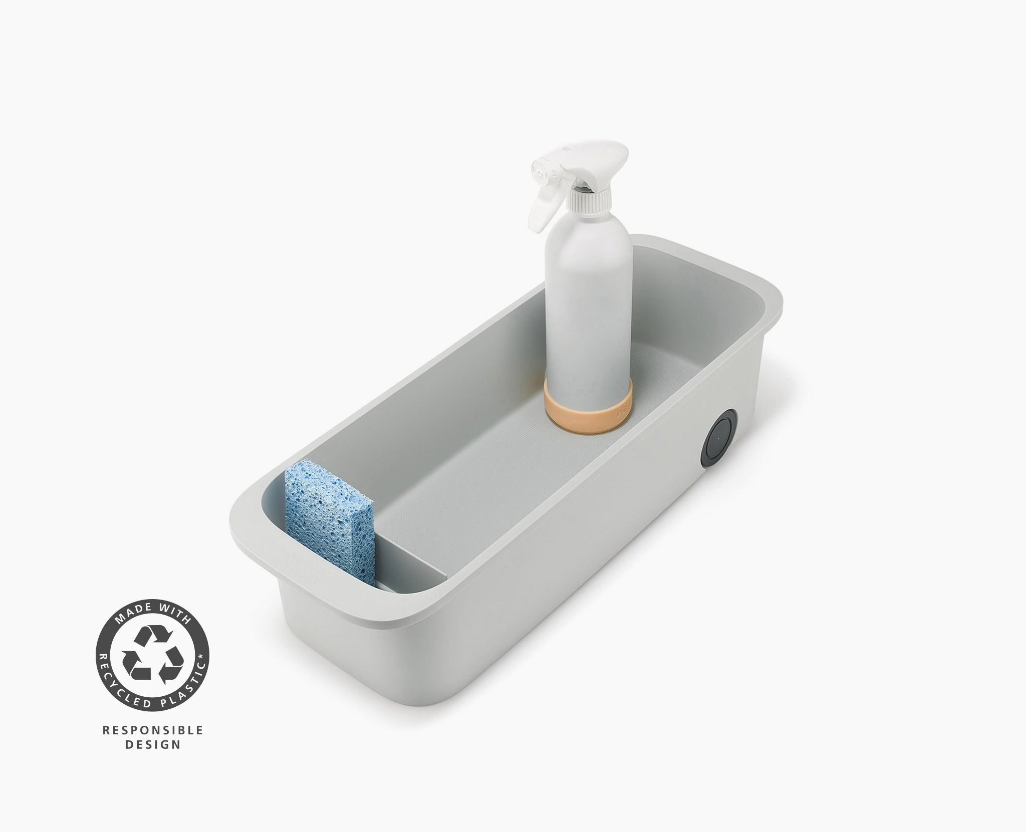 Joseph Joseph 8500022 · Cesta estrecha Stone con rueda, pulverizador y esponja