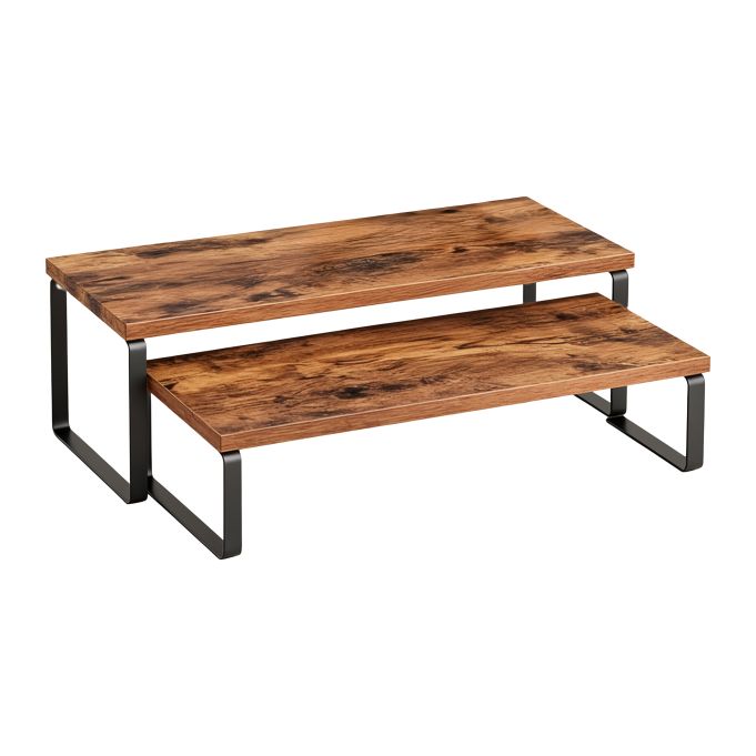 Set de 2 estanterías de sobremesa, referencia Relaxdays 10052589. Imagen del fabricante indicada como creada con IA.